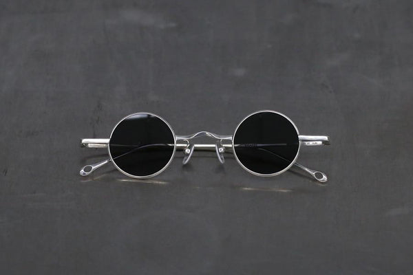 Rigards sterling silver high degree handmade glasses ultra-thin frame delicate work RG1098AG series collection RG-RG1098AG-CYPGH sterling silver polished gray